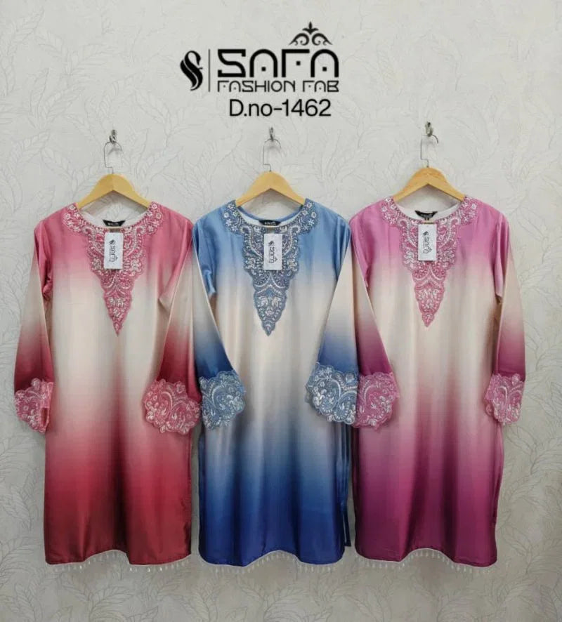 Safa Fashion Fab 1462 Satin Digital Printed Salwar Suit Collection