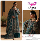 Sajida 1174 To 1176 Georgette Embroidered Salwar Kameez