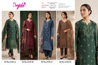 Sajida 1178 A To D Cambric Cotton Embroidered Salwar Kameez