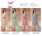 Sajida Aisla Georgette Embroidered Work Pakistani Salwar Kameez