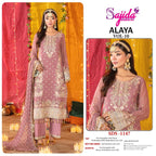 Sajida Alaya Vol 10 Georgette With Embroidered Pakistani Salwar Kameez