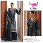 Sajida Alaya Vol 10 Georgette With Embroidered Pakistani Salwar Kameez
