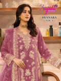 Sajida Husnara Vol 1 Dolla Silk With Embroidered Pakistani Salwar Kameez