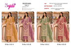 Sajida Husnara Vol 1 Dolla Silk With Embroidered Pakistani Salwar Kameez