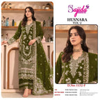 Sajida Husnara Vol 2 Crunchy Silk With Embroidered Pakistani Salwar Kameez