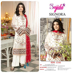Sajida Signora Vol 2 Georgette With Embroidered Work Pakistani Salwar Kameez