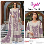 Sajida Sona Gachi Dola Mate Silk With Embroidered Pakistani Salwar Kameez