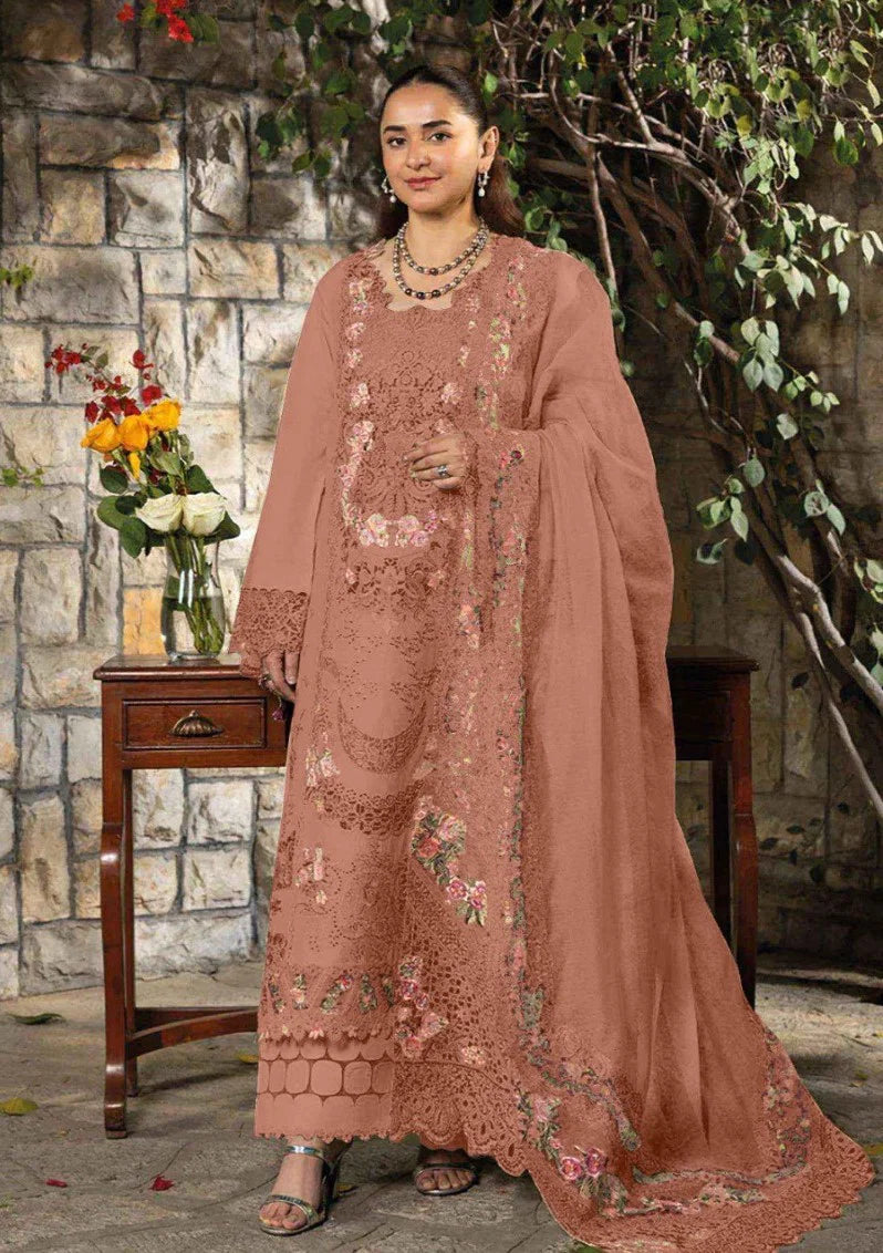 Saniya 1015 A To D Cotton Chikankari Embroidered Salwar Kameez