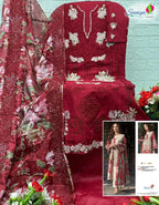 Saniya 1694 Cotton Chikankari Embroidered Salwar Kameez