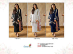 Saniya 7144 A To C Pure Cotton Chikankari Embroidered Salwar Kameez Collection