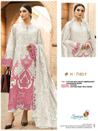 Saniya 7183 Cotton Embroidered Salwar Kameez Collection