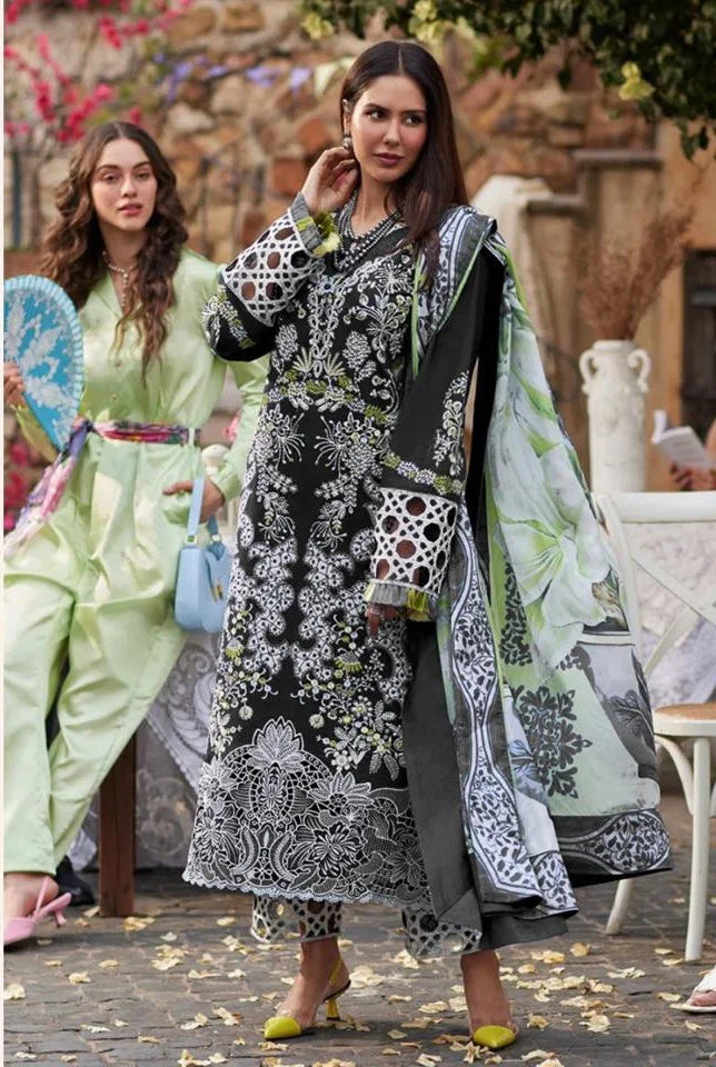 Saniya 7191 A To C Cotton Chikankari Embroidered Salwar Kameez