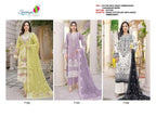 Saniya 7192 To 7194 Cotton Embroidered Salwar Kameez