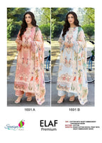 Saniya Elaf 1691 Cotton Embroidered Salwar Kameez