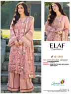 Saniya Elaf 1741 And 1744 Cotton Embroidered Salwar Kameez