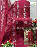 Saniya Elaf 1745 Cotton Embroidered Salwar Kameez