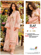 Saniya Elaf Luxury Lawn 25 Vol 3 Cotton Embroidered Salwar Kameez