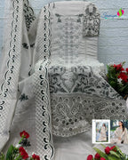 Saniya Elaf Vol 27 Cotton With Chikankari Worked Pakistani Salwar Kameez