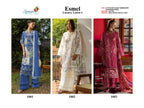 Saniya Esmel Luxury Lawn Vol 1 Cotton With Chikankari Embroidered Salwar Kameez