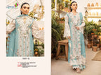 Saniya Ombre 5001 D To G Cotton With Chikankari Embroidered Salwar Kameez Collection