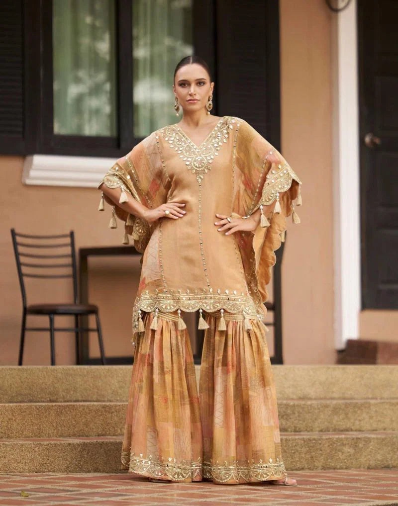 Sayuri Magic Nx Viscose Hand Mirror Kaftan Collection