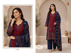 Sharaddha Bin Saeed Vol 17 Cotton With Self Embroidered Salwar Kameez