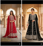 Shehzadi Ka 1205 Georgette Embroidered Gown With Dupatta