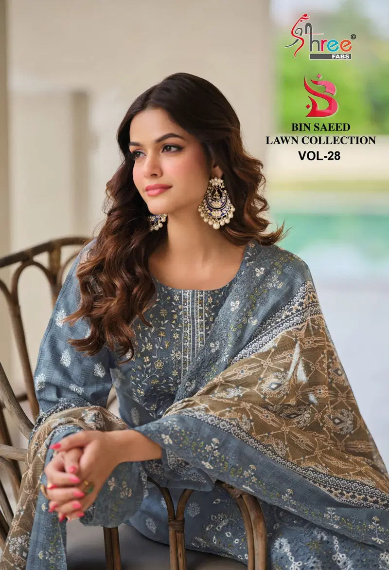Shree Bin Saeed Lawn Collection Vol 28
