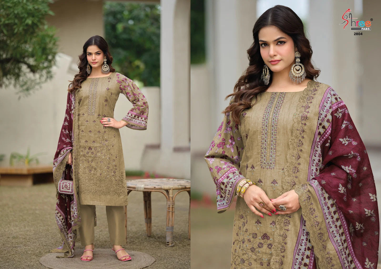 Shree Bin Saeed Lawn Collection Vol 28 Cotton Embroidered Pakistani Suit