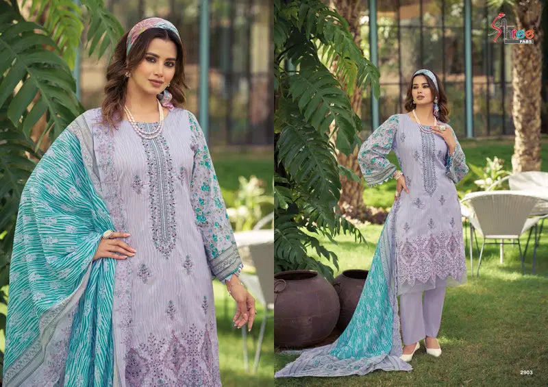 Shree Bin Saeed Lawn Collection Vol 29 Cotton Embroidered Pakistani Suit
