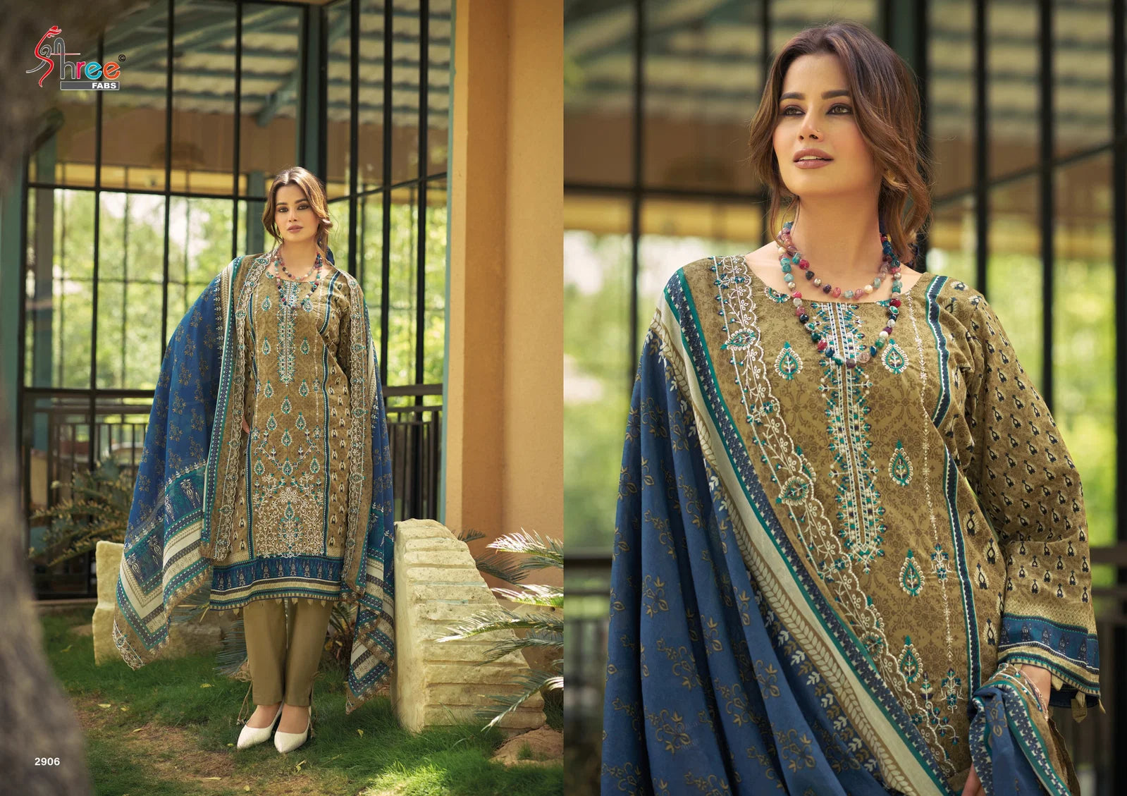 Shree Bin Saeed Lawn Collection Vol 29 Cotton Embroidered Pakistani Suit