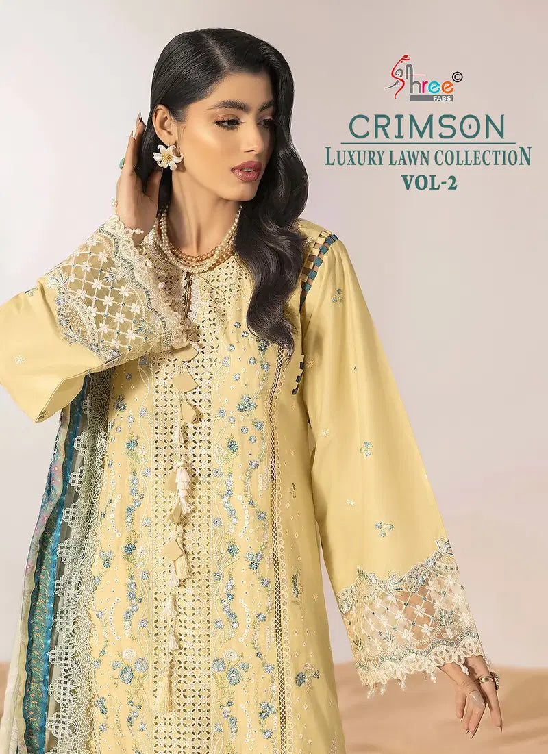 Shree Crimson Luxury Lawn Collection Vol 2