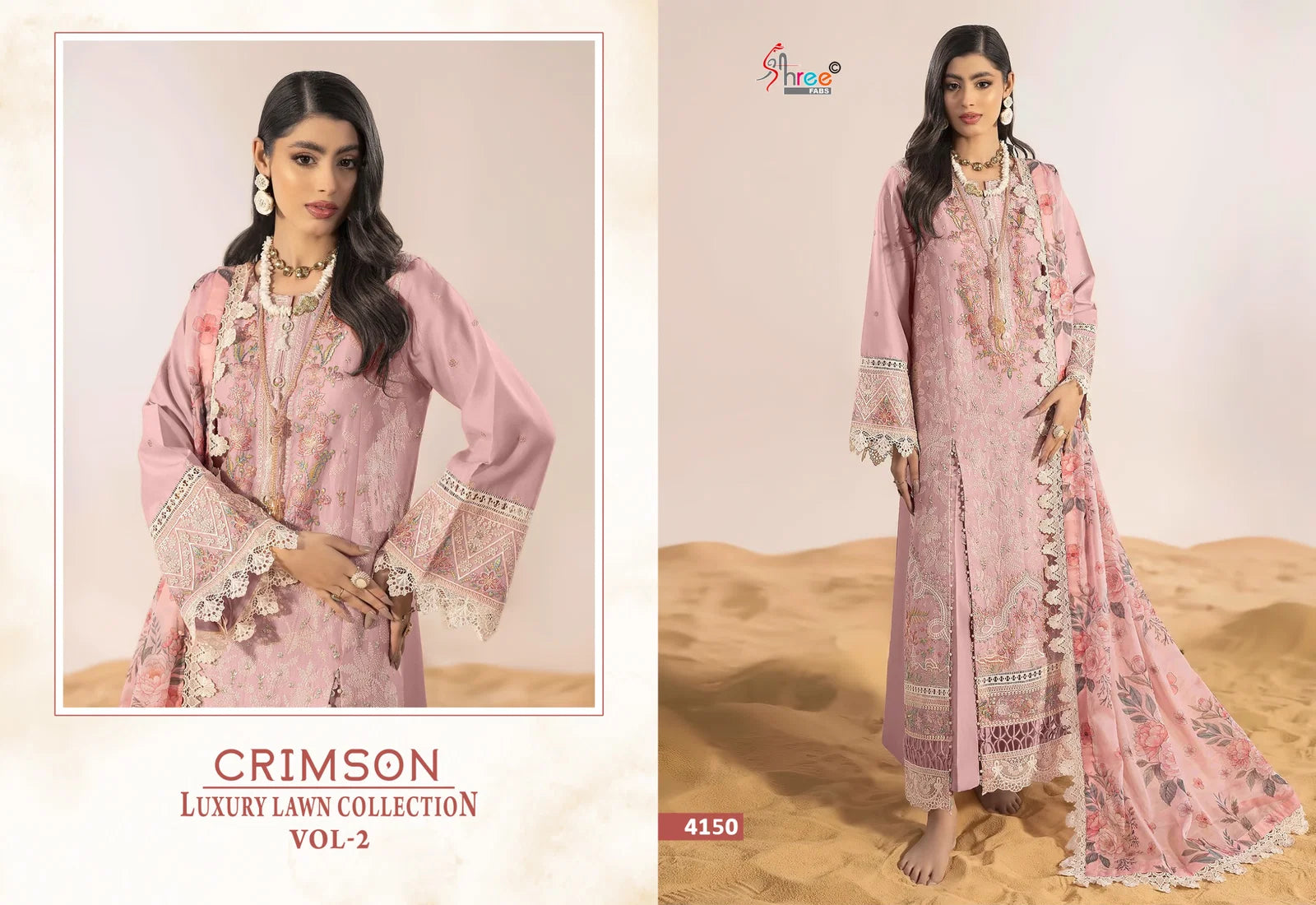 Shree Crimson Luxury Lawn Collection Vol 2
