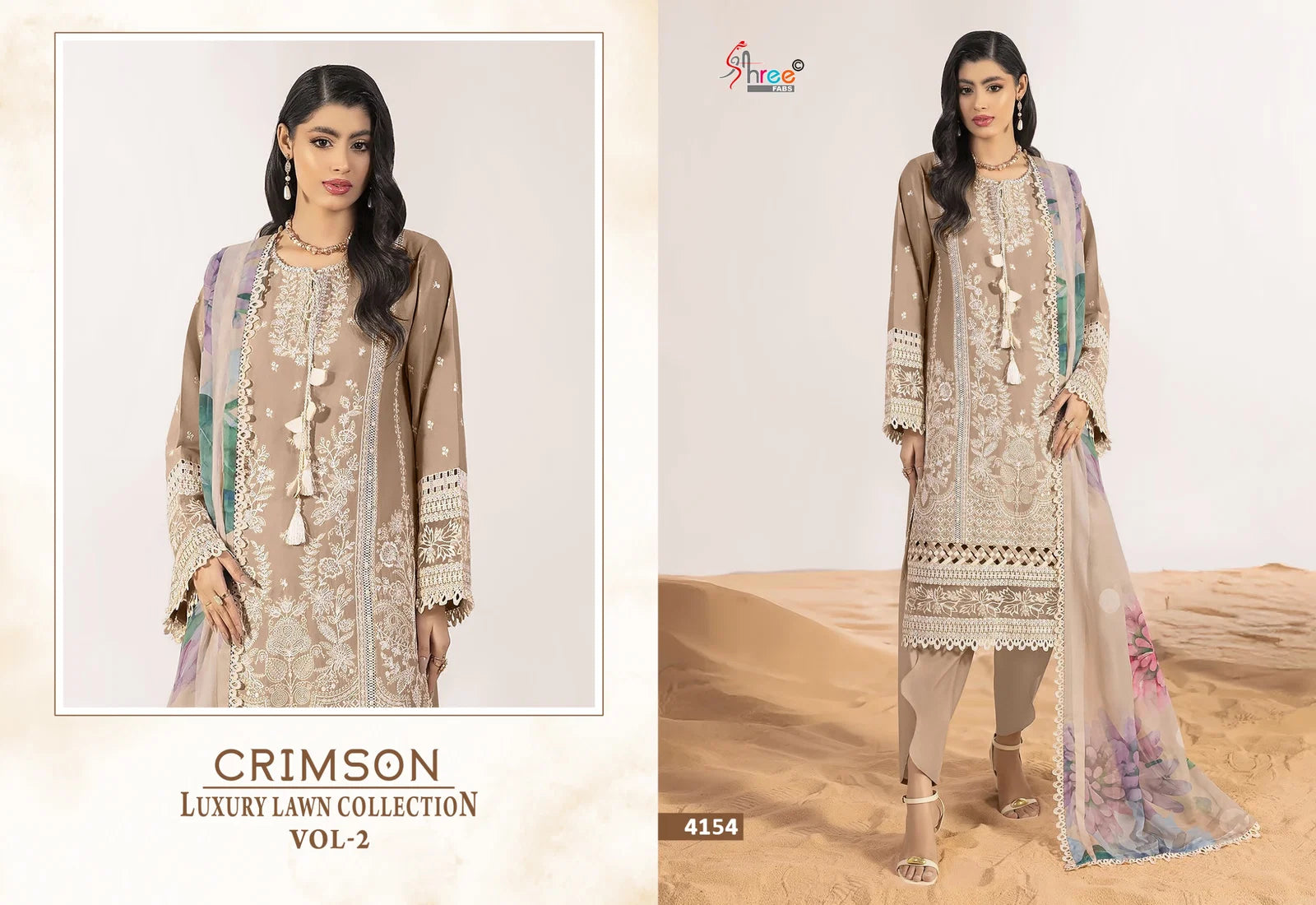 Shree Crimson Luxury Lawn Collection Vol 2