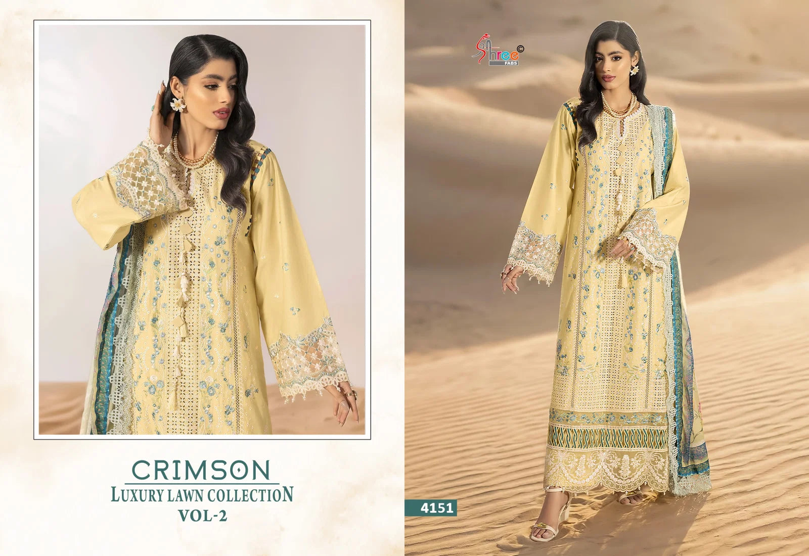 Shree Crimson Luxury Lawn Collection Vol 2