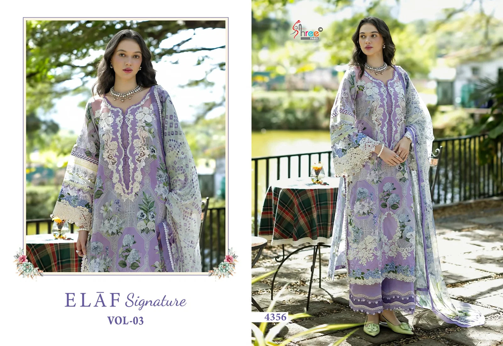 Shree Elaf Signature Vol 3 Cotton Dupatta Pakistani Salwar Kameez