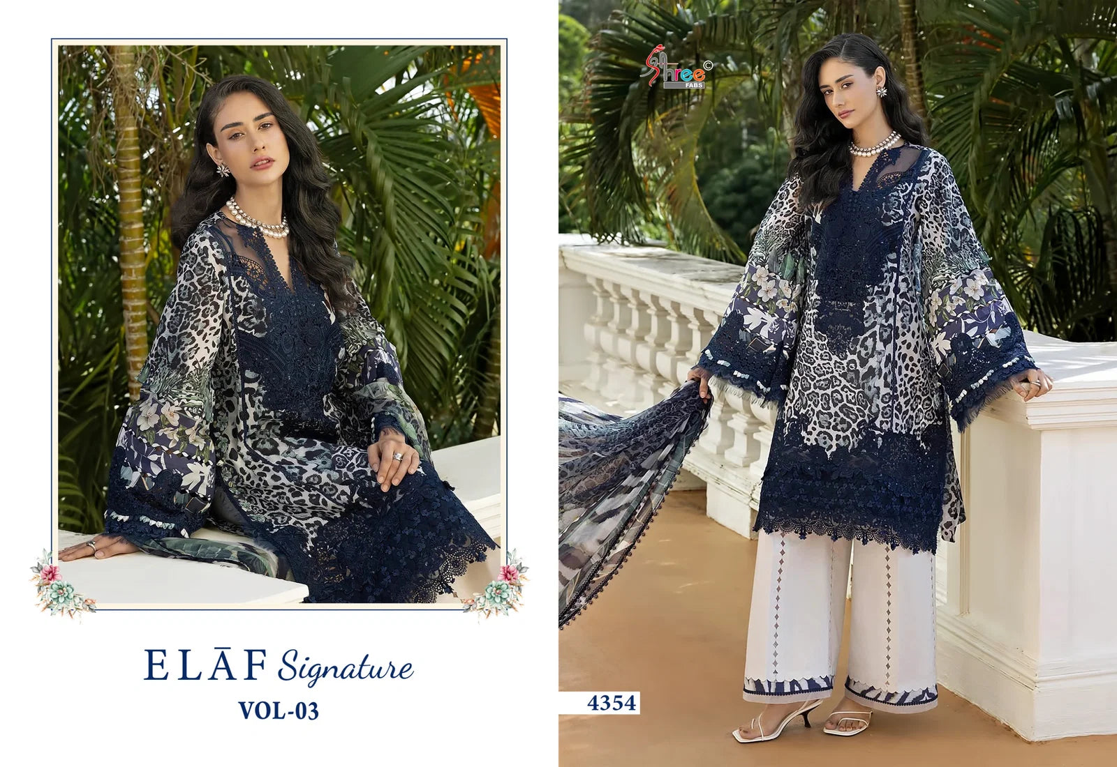 Shree Elaf Signature Vol 3 Cotton Dupatta Pakistani Salwar Kameez