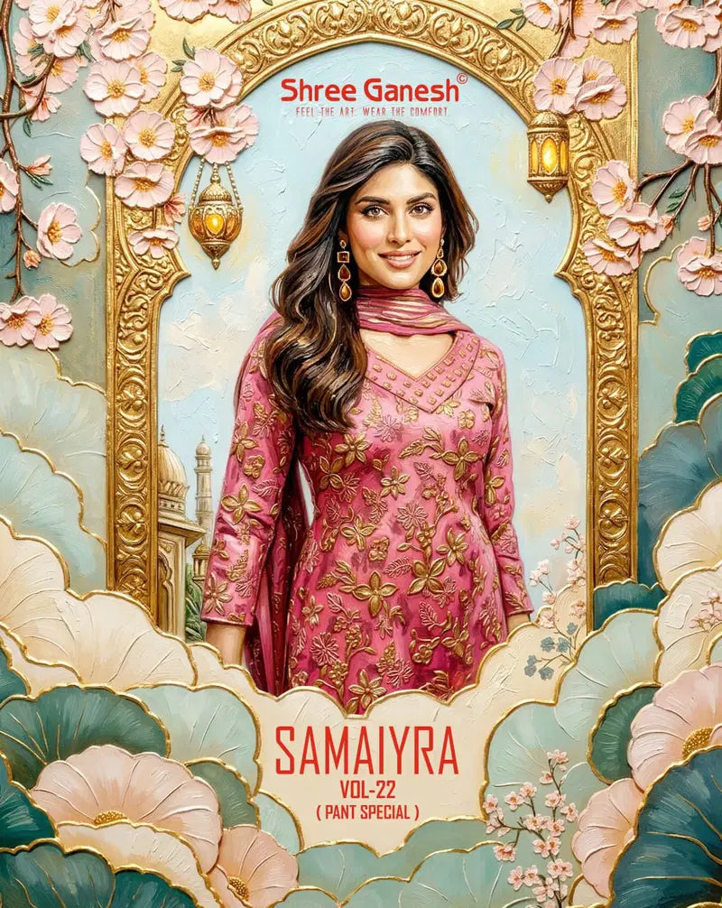 Shree Ganesh Samaira Vol 22 Cotton Printed Fancy Dress Material Collection