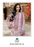 Shree Jade Bliss Lawn Vol 2 Cotton Dupatta Cotton Printed Salwar Kameez