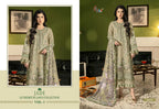 Shree Jade Le Premium Lawn Collection Vol 1 Chiffon Dupatta Cotton Salwae Kameez