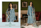 Shree Jade Le Premium Lawn Collection Vol 1 Chiffon Dupatta Cotton Salwae Kameez