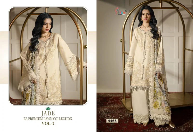 Shree Jade Le Premium Lawn Collection Vol 2 Cotton Dupatta Cotton Salwae Kameez