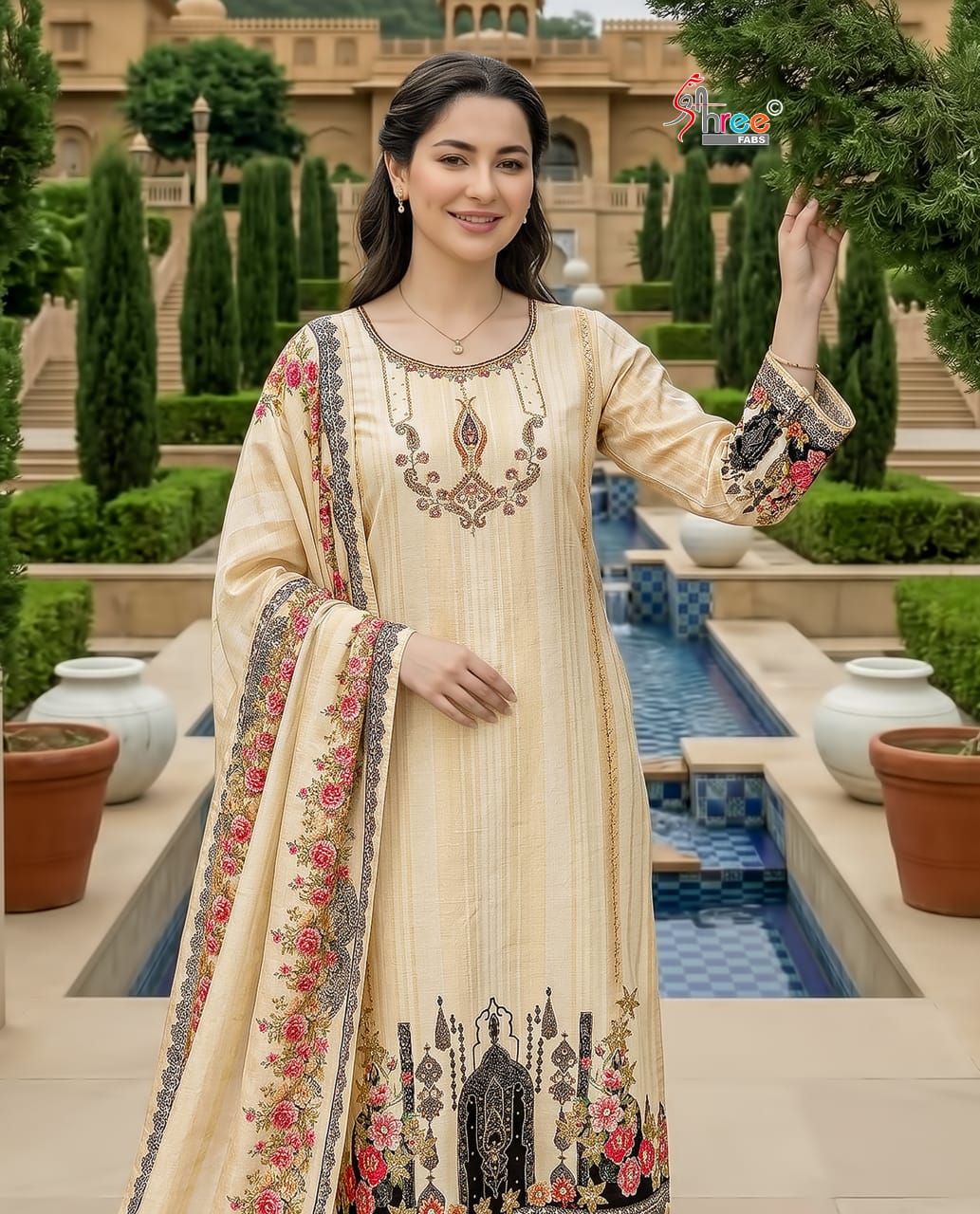 Shree Kt 359 Viscose Muslin Digital Printed Salwar Kameez