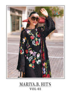 Shree Maria B Hits Vol 2 Cotton Dupatta Cotton Self Embroidered Salwar Kameez