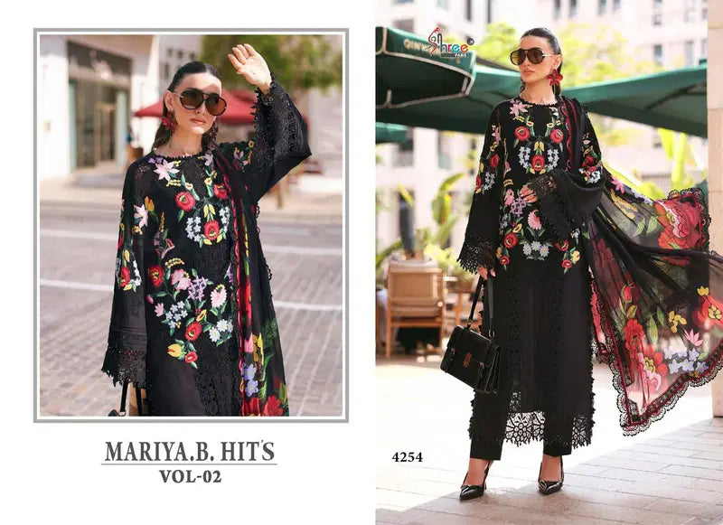 Shree Maria B Hits Vol 2 Cotton Dupatta Cotton Self Embroidered Salwar Kameez