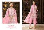 Shree Maria B Luxury Lawn Collection Vol 4 Chiffon Dupatta Cotton Embroidered Pakisatni Salwar Kameez