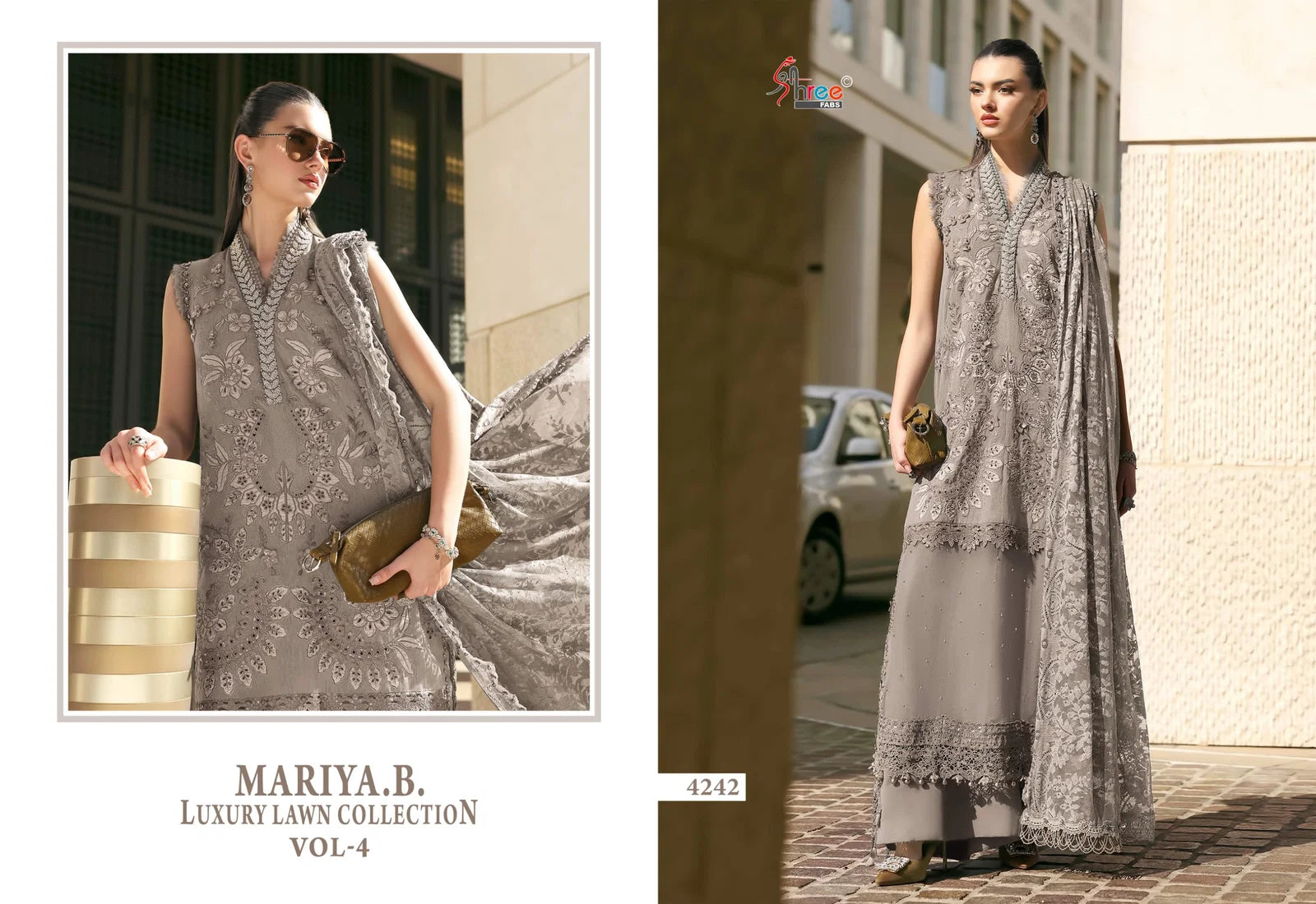 Shree Maria B Luxury Lawn Collection Vol 4
