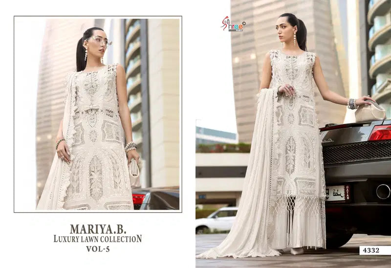 Shree Maria B Luxury Lawn Collection Vol 5 Cotton Dupatta Cotton Salwar Kameez