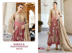 Shree Mariya B Premium Embroidered Vol 2 Chiffon Dupatta Pakistani Salwar Suit