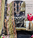 Shree Needle Wonder Premium Lawn Vol 4 Chiffon Dupatta Cotton Pakistani Suits